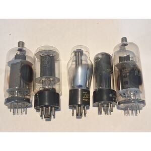 Vintage Vacuum Tube Lot 6L6GB 6JE6 6JE6A 6AU4GTA 6AC5G Untested